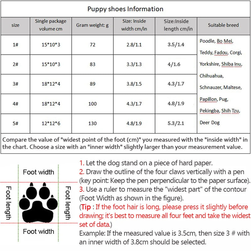 Dog Protection Boots | Non-Slip Plush Paw Shoes