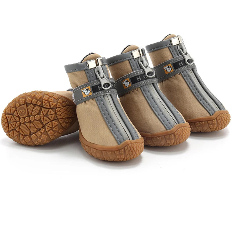 Dog Protection Boots | Non-Slip Plush Paw Shoes