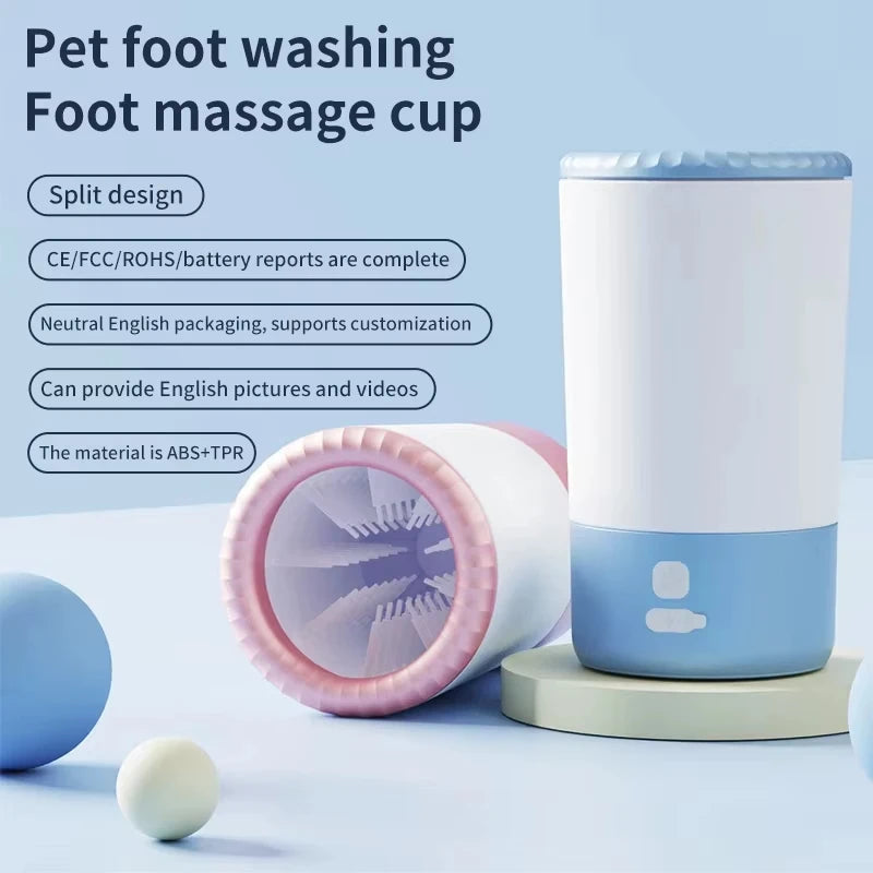 Automatic Dog Paw Cleaner — Electric, Portable & Mess-Free