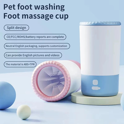 Automatic Dog Paw Cleaner — Electric, Portable & Mess-Free