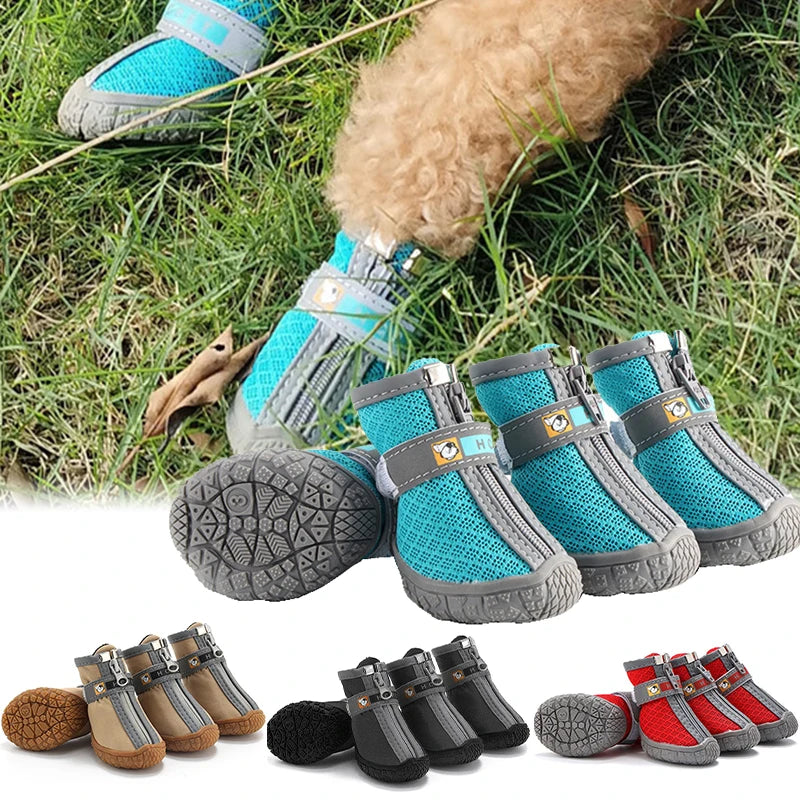 Dog Protection Boots | Non-Slip Plush Paw Shoes