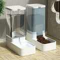 Automatic Gravity Pet Feeder & Water Dispenser Set