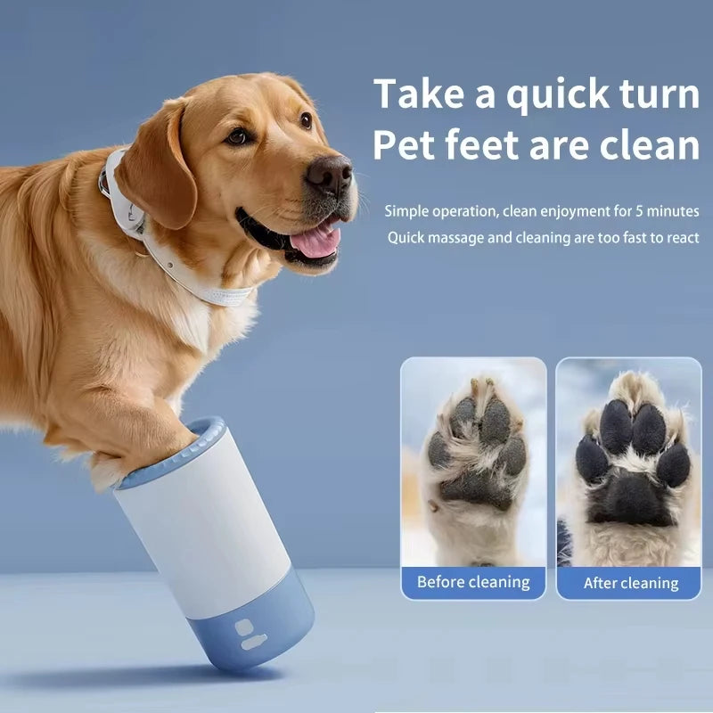 Automatic Dog Paw Cleaner — Electric, Portable & Mess-Free