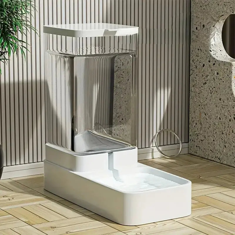 Automatic Gravity Pet Feeder & Water Dispenser Set