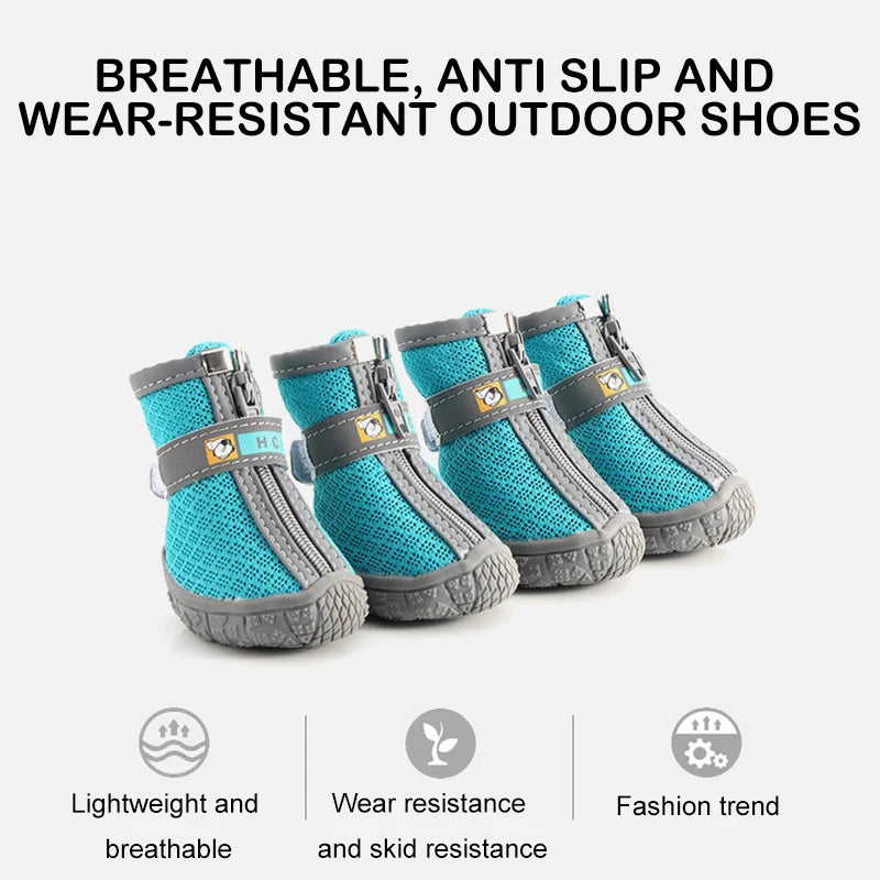 Dog Protection Boots | Non-Slip Plush Paw Shoes