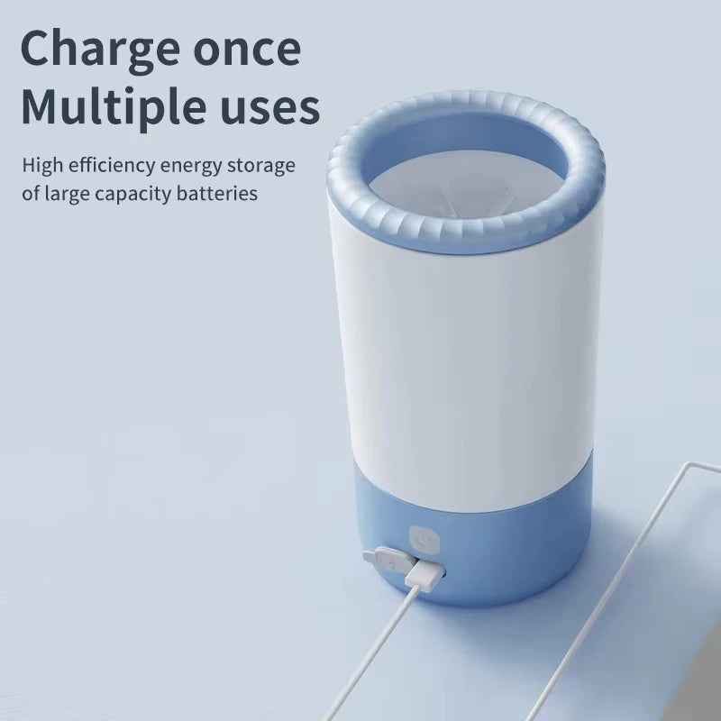 Automatic Dog Paw Cleaner — Electric, Portable & Mess-Free
